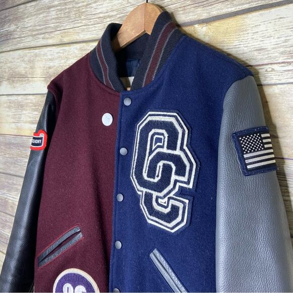 Opening Ceremony Varsity letterman’s Jacket Size XS wool/leather - Picture 4 of 11